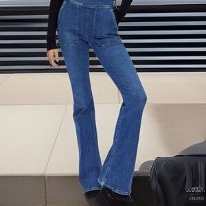 Frame Le Flare De Francoise Blue Jeans - 31